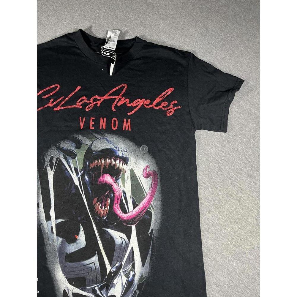 NWT Venom CV Los Angeles Men’s Small Venom Graphic T-Shirt Black Marvel